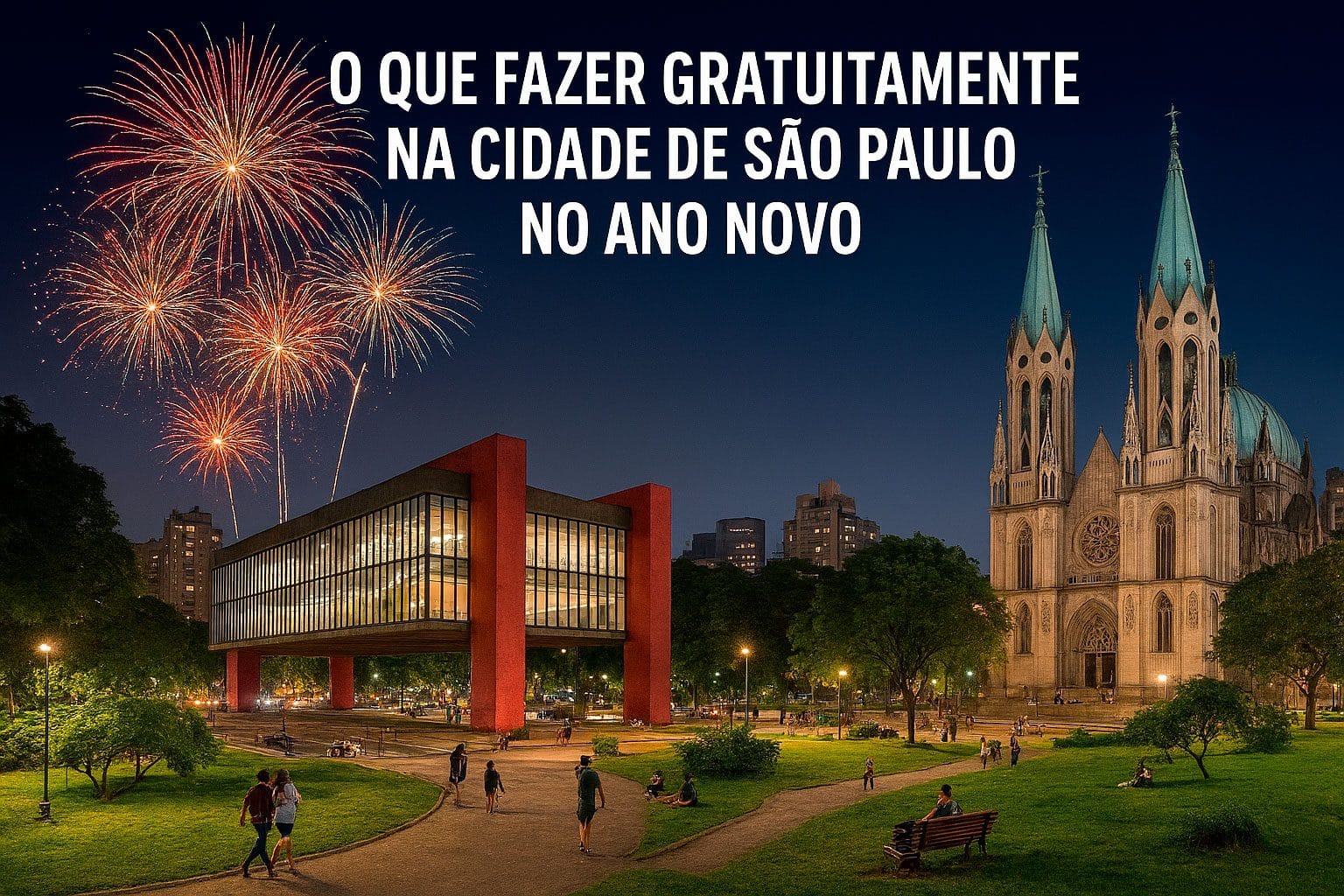 O que fazer gratuitamente na cidade de São Paulo no Ano Novo