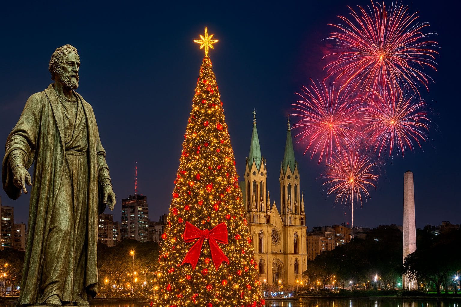O que fazer na cidade de São Paulo durante o Natal e o Ano Novo?