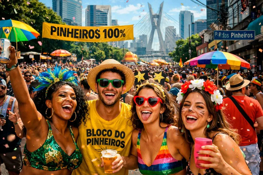 📰 Carnaval 2026 em Pinheiros: Guia completo dos Blocos de Rua – datas, endereços e tudo o que você precisa saber