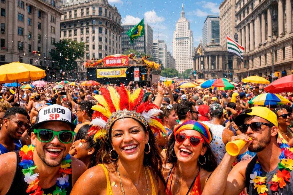 Blocos no Centro de São Paulo no Carnaval 2026: agenda de janeiro e fevereiro (com endereços, horários e redes)
