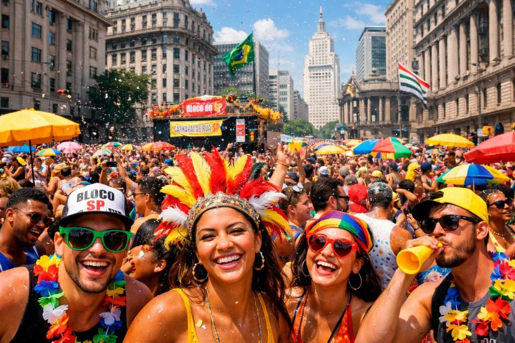 Blocos no Centro de São Paulo no Carnaval 2026: agenda de janeiro e fevereiro (com endereços, horários e redes)