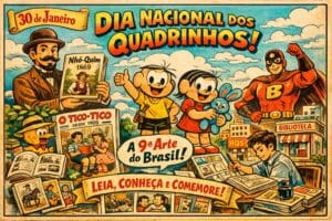 Dia Nacional dos Quadrinhos: por que 30 de janeiro celebra a 9ª arte no Brasil (e como comemorar)