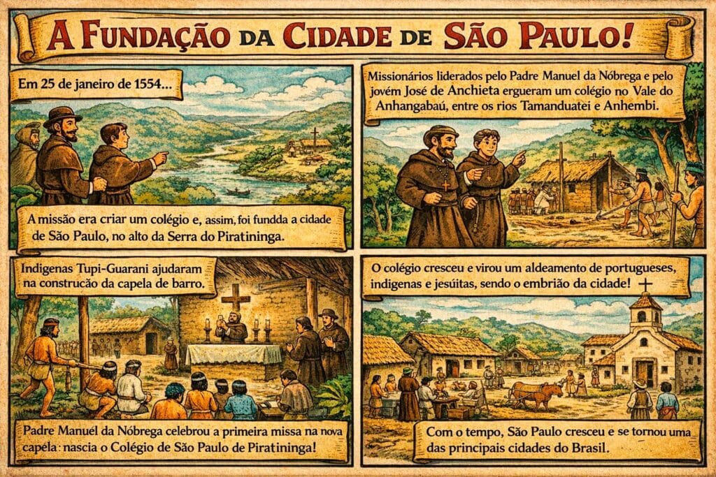 A História da fundação de São Paulo