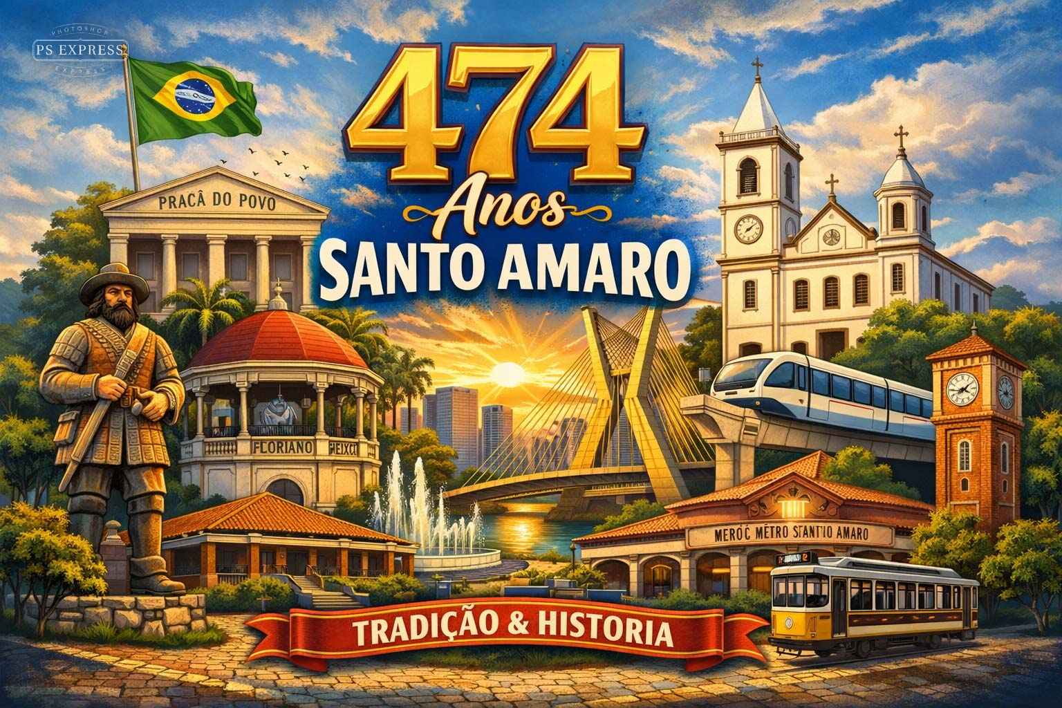 Santo Amaro celebra 474 anos: história, cultura e uma grande festa que movimenta a Zona Sul de São Paulo