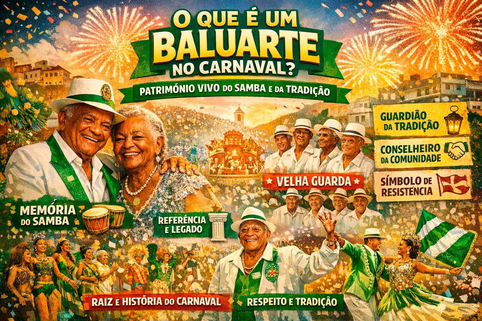 O que é um baluarte no Carnaval e por que essas pessoas são “patrimônio vivo” da folia
