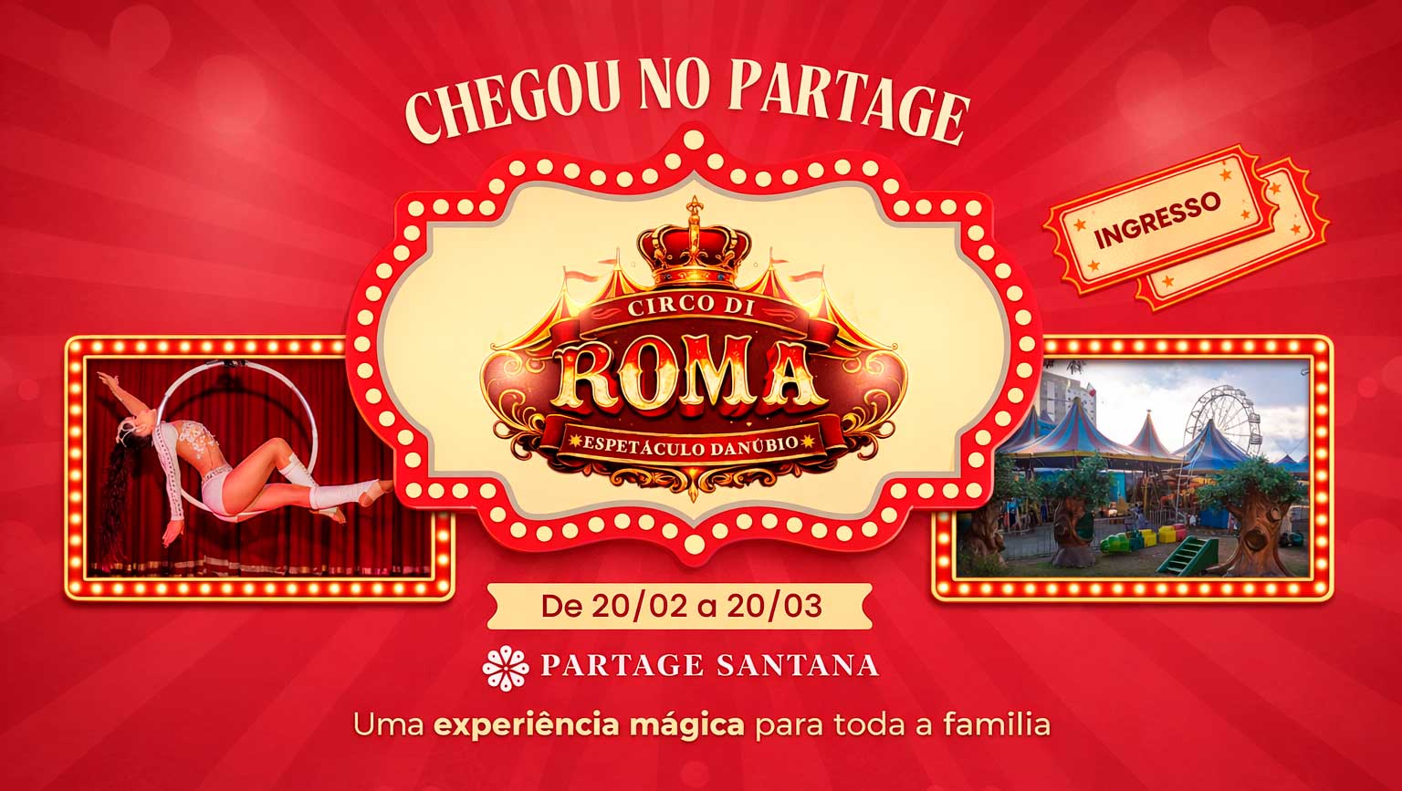 Circo di Roma na Zona Norte de São Paulo: temporada no Partage Santana promete dinossauros, Globo da Morte e atração para toda a família