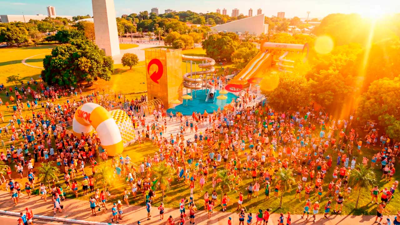 Parque aquático gratuito no Ibirapuera no Carnaval 2026: datas, horários e como aproveitar a atração mais refrescante da folia em SP