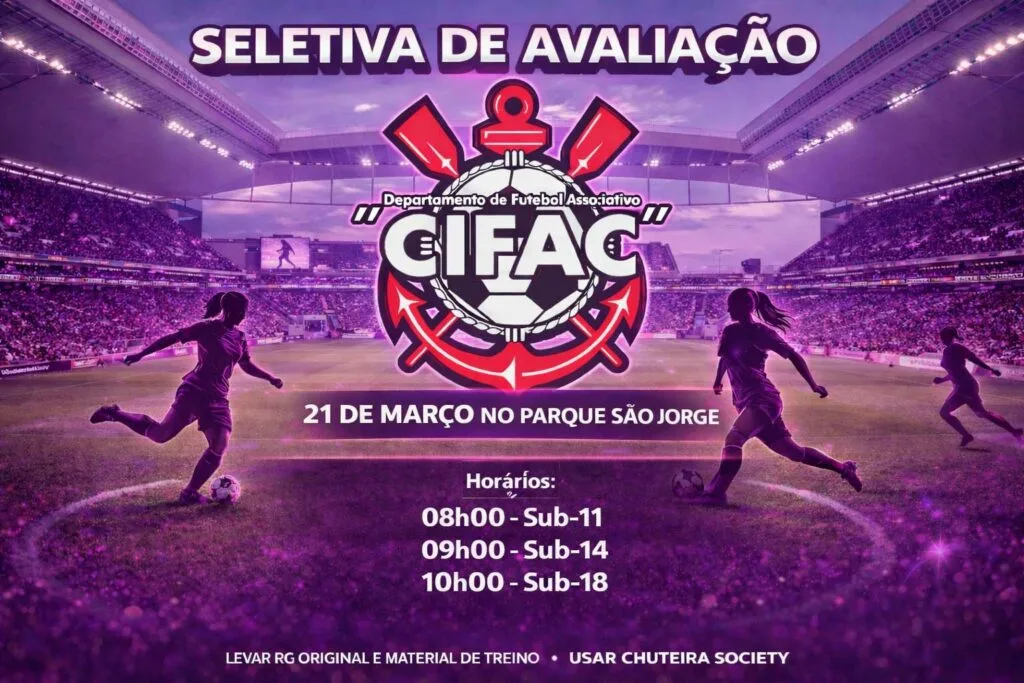 CIFAC Feminino 2026: Impulsiona talentos e fortalece o futebol feminino no clube