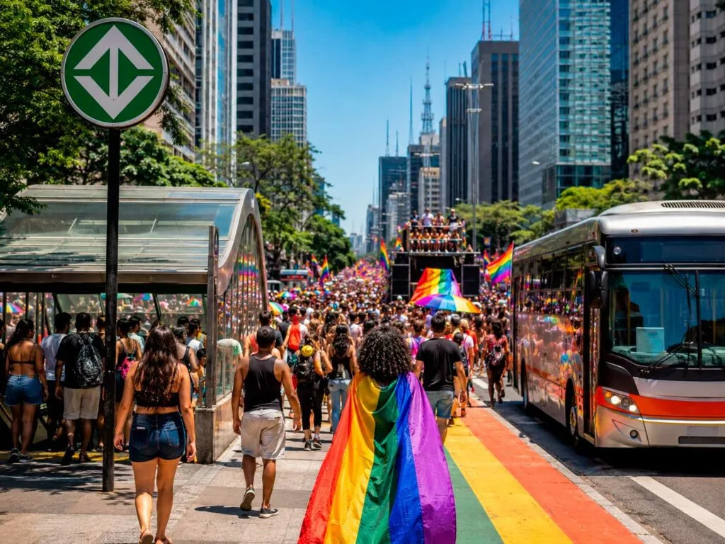 Parada LGBT+ em São Paulo: veja como chegar à Avenida Paulista de metrô e ônibus sem complicação
