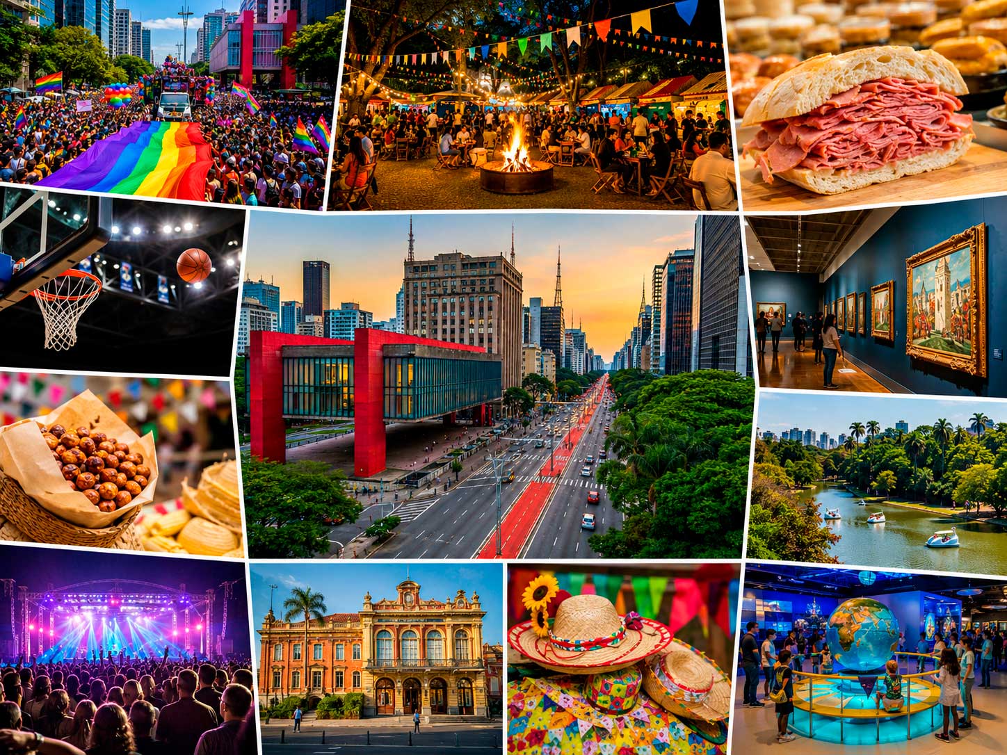 O que fazer em São Paulo nos dias 06 e 07 de junho: guia completo com Parada LGBT+, festas juninas, gastronomia, NBA, museus, shows e passeios gratuitos