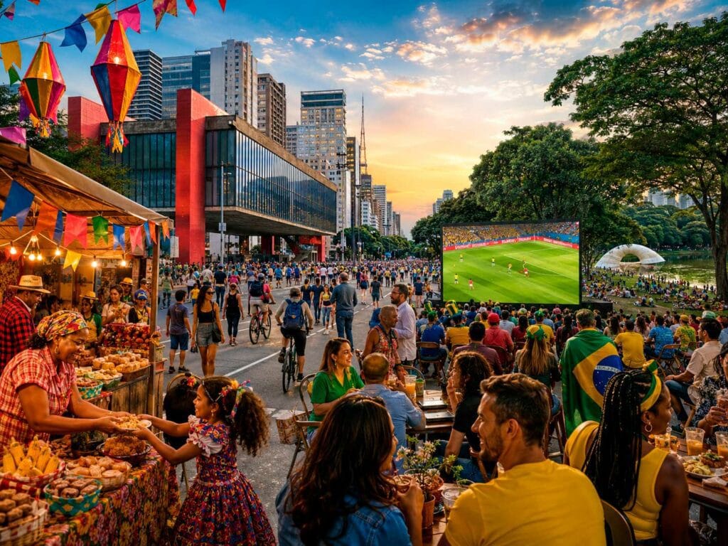 São Paulo no primeiro fim de semana de julho: festas julinas, parques, feiras, cultura e onde assistir Brasil x Noruega