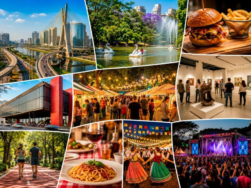 O que fazer em São Paulo no fim de semana de 15 e 16 de agosto de 2026: festas, shows, feiras, exposições, parques e passeios imperdíveis