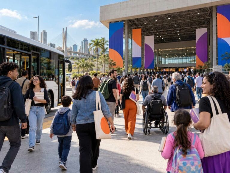 Como chegar à 28ª Bienal do Livro de São Paulo no Anhembi: metrô, ônibus gratuito, carro e rotas